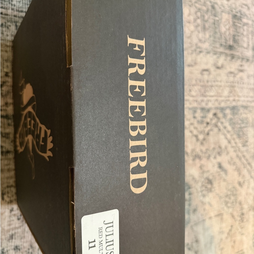 Freebird by Steven Red and Brown Leather Ankle Boots - Picture 7 of 16